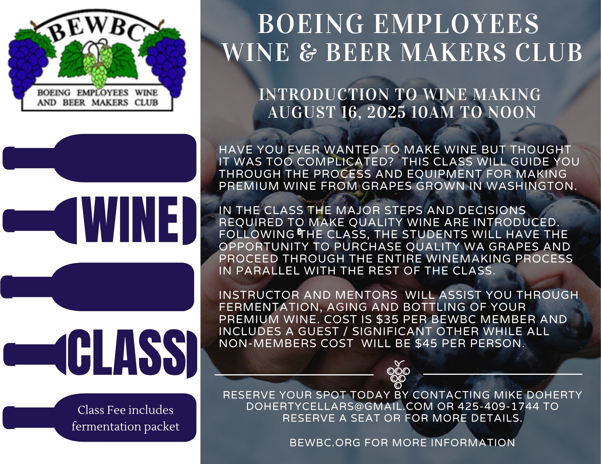 BEWBC Red Wine Class 2025