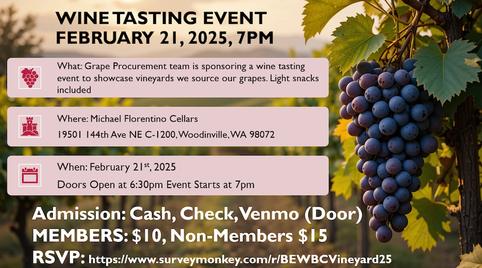 Vineyard Sources Wine Tasting Event 2025