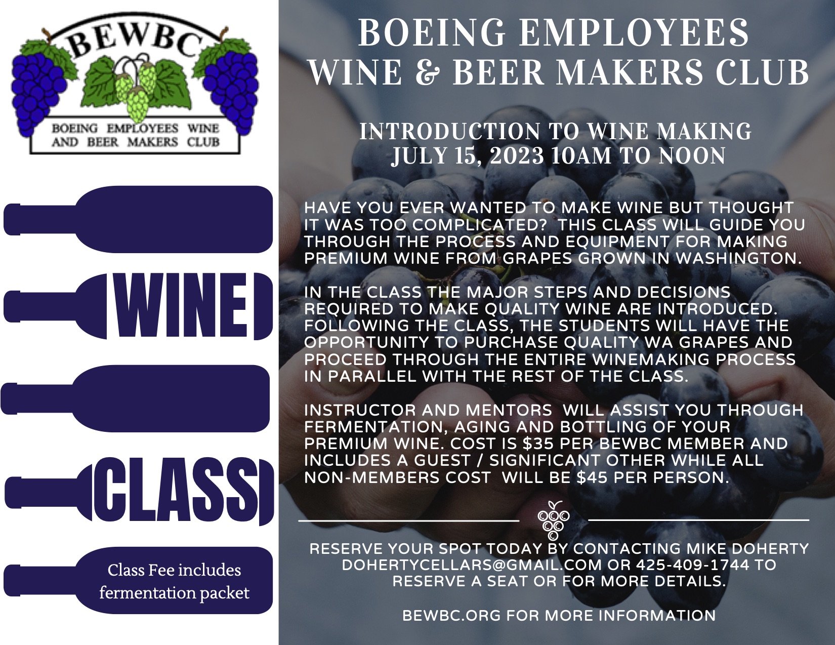 BEWBC RED Wine Class 2022